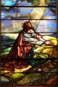Praying in Gethsemane
