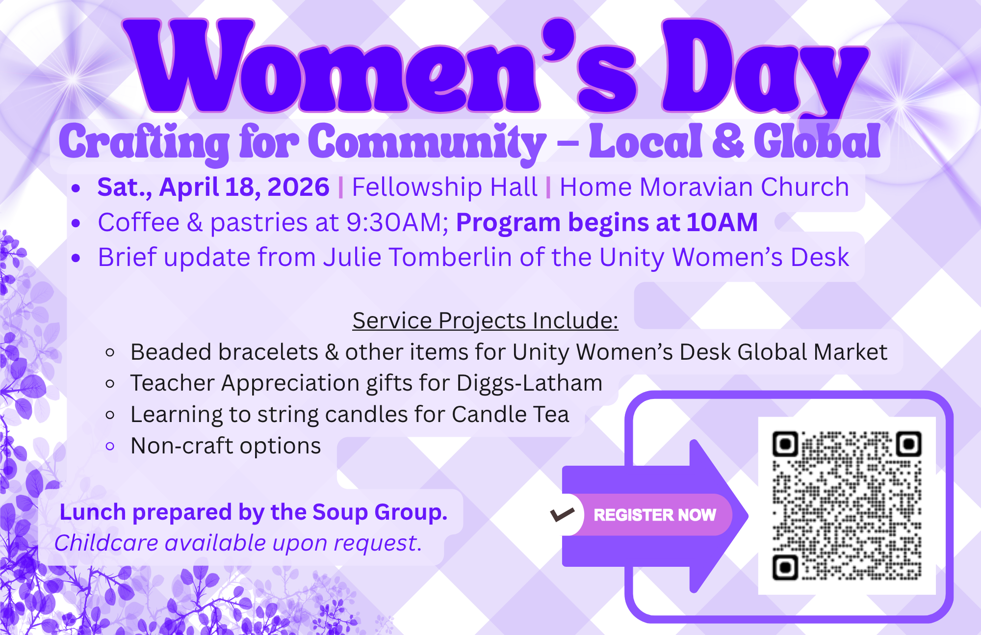 Womens Day 3 info -QR code